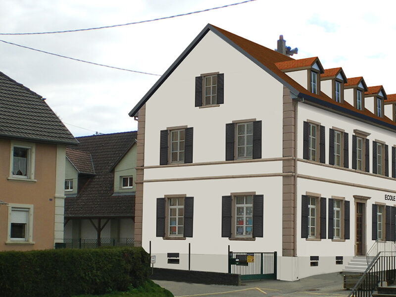Réhabilitation du presbytère & du 1er étage de l'école en logements locatifs à HEIDWILLER