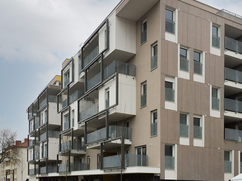 Construction de 40 logements "Les Passages Jean Jaures" à CHENOVE
