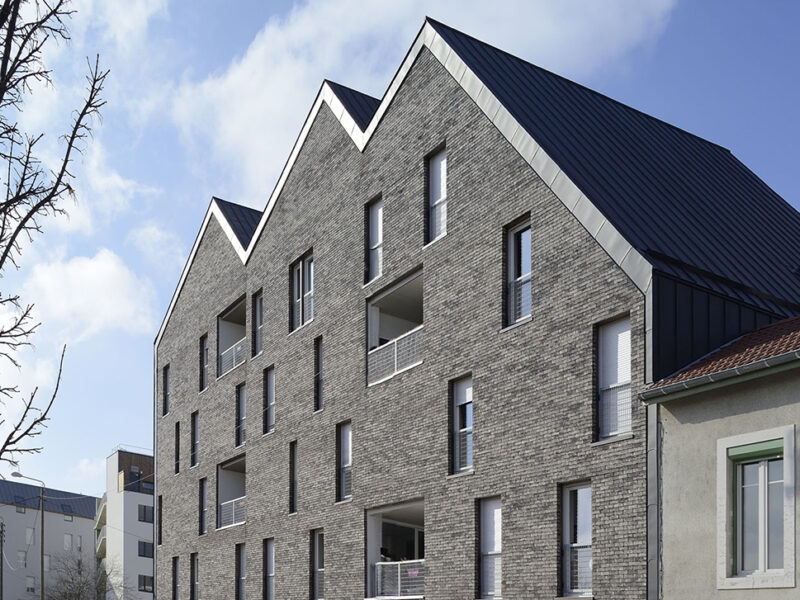 Construction de 23 logements & de commerces – Écoquartier Heudelet Halle 11 à DIJON