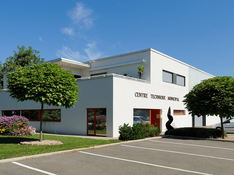 Construction d'un centre technique municipal à HEGENHEIM